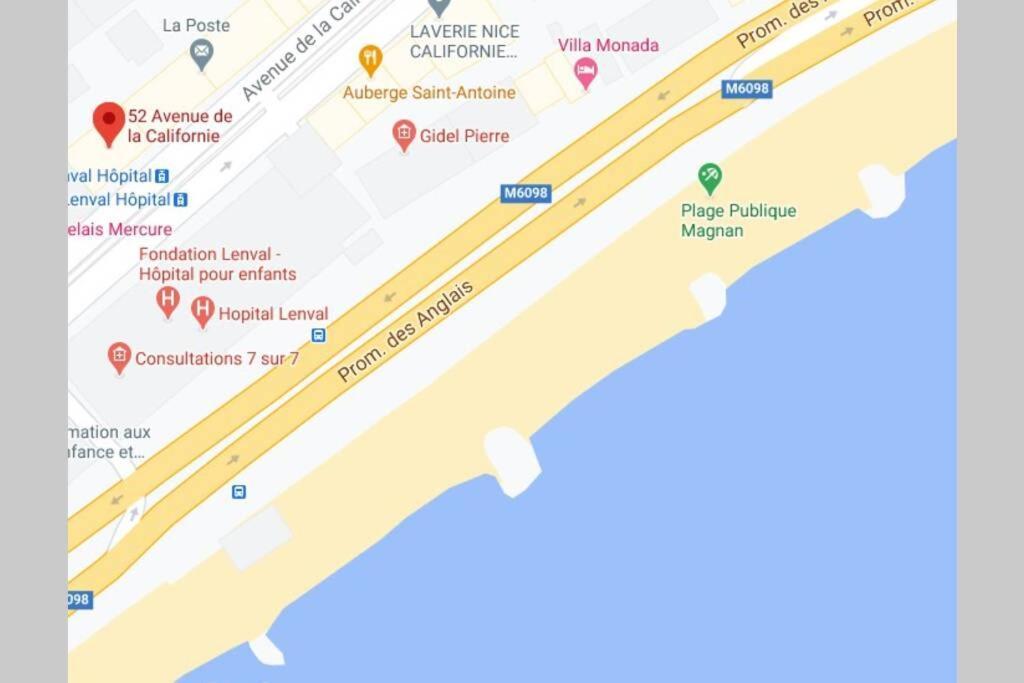 Studio Climatise, 50 M De La Prom, Wifi Ніцца Екстер'єр фото
